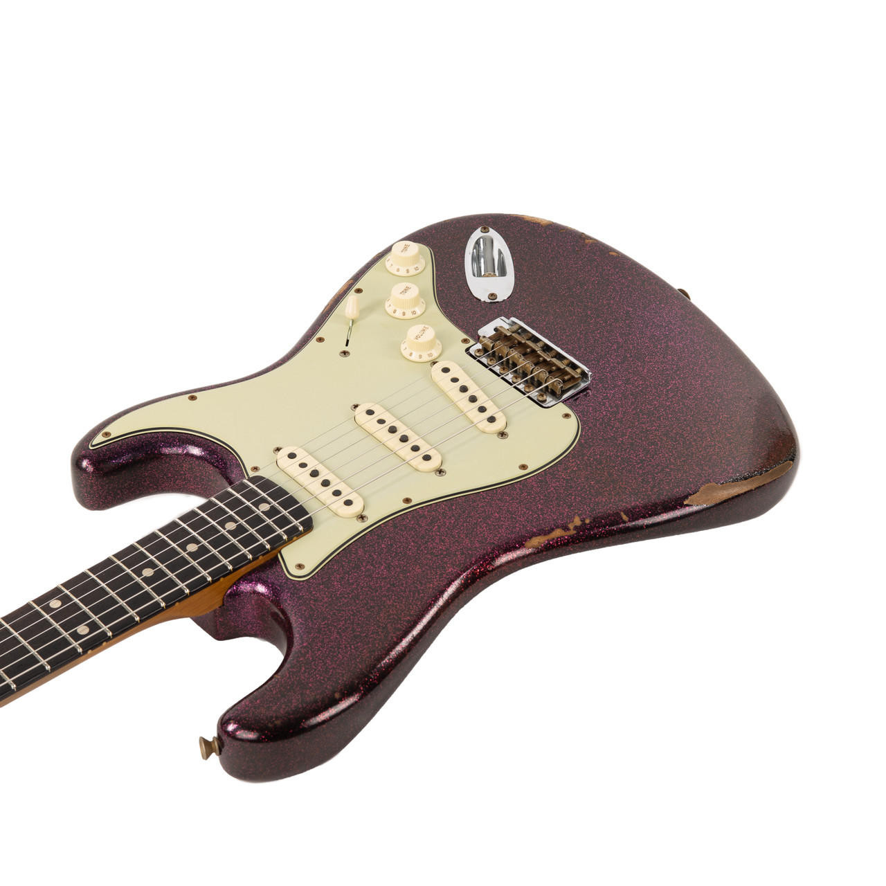 Fender Custom Shop 1961 Stratocaster Relic - Aged Magenta Sparkle
