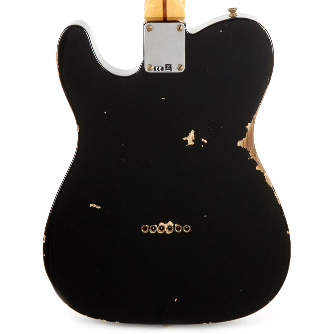Fender Custom Shop 1950s Telecaster Relic - Aged Black | Cream