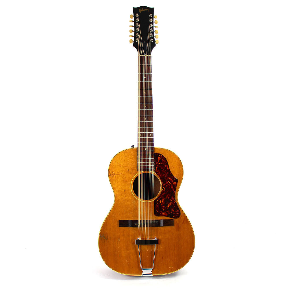 Vintage 1966 Gibson B-25-12 12-String Acoustic Guitar Natural
