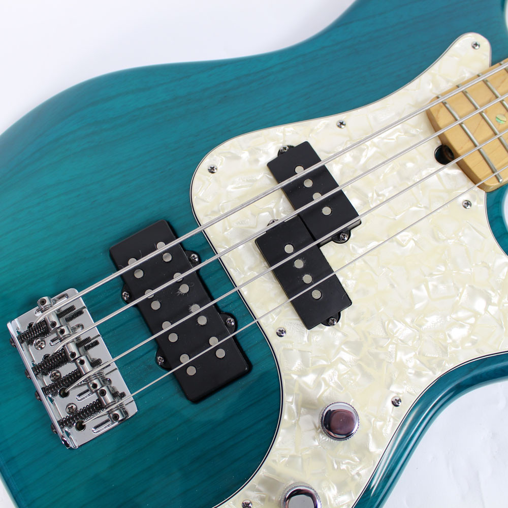 2000 USA Made Fender Precision Bass Deluxe in Trans Green Finish