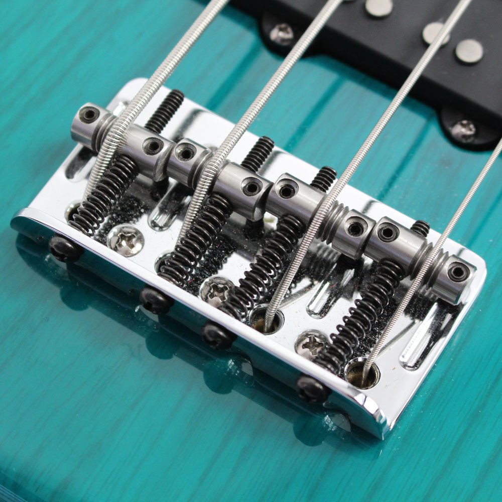 2000 USA Made Fender Precision Bass Deluxe in Trans Green Finish