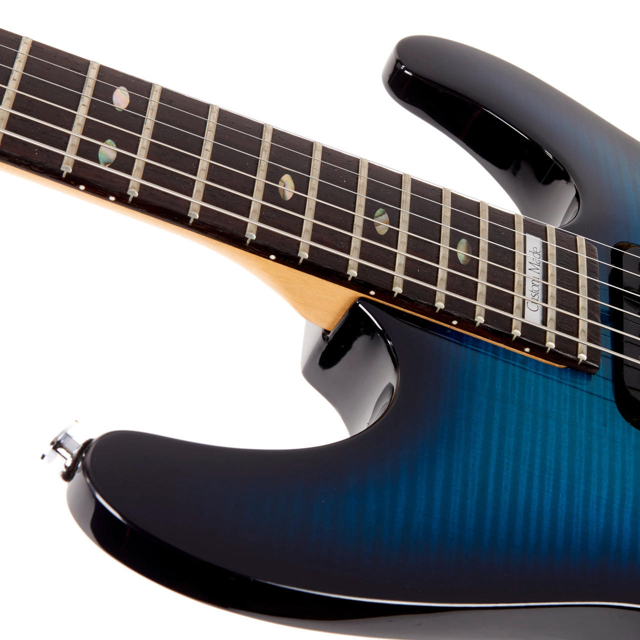 Used Ibanez Custom Made S540 Blue Burst Flame Maple MIJ 2004