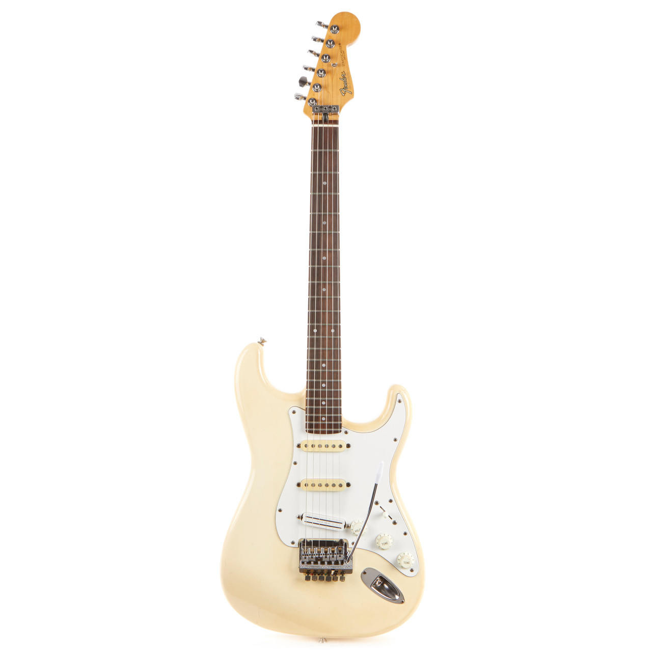 Used Vintage Fender Kahler Stratocaster Olympic White 1987 | Cream