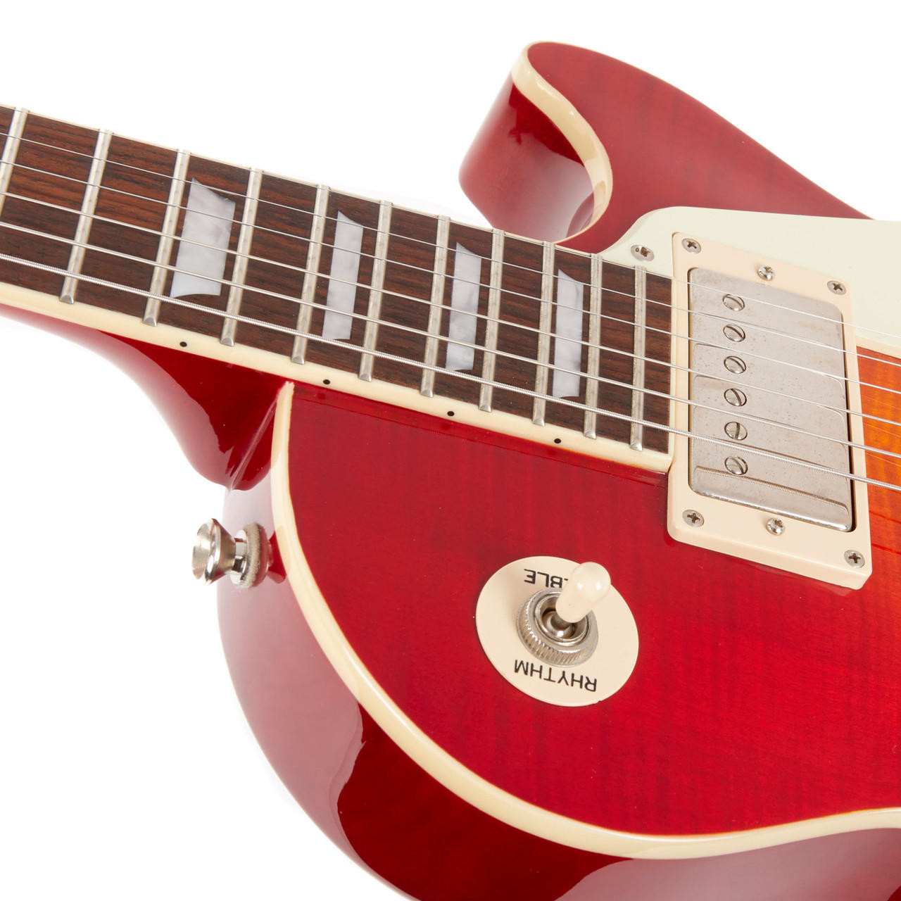 Used Epiphone Les Paul Standard Cherry Sunburst Finish 2009