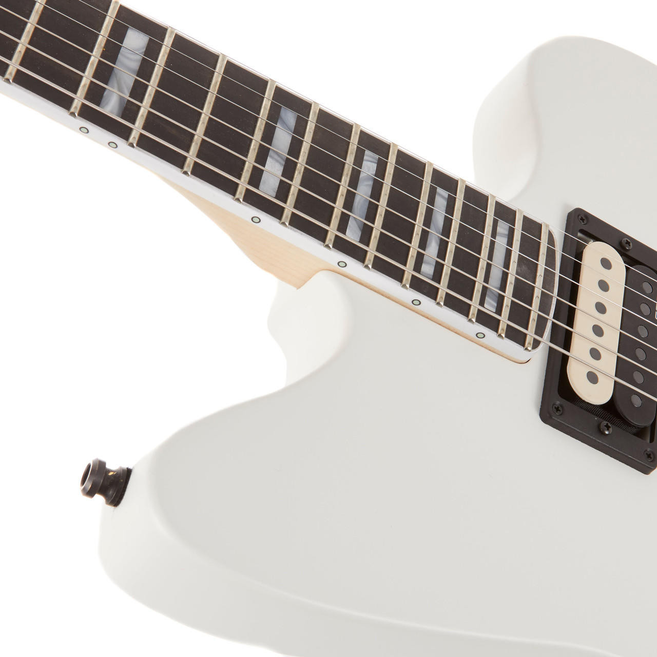 Fender Jim Root Jazzmaster V4 Ebony - Arctic White | Cream