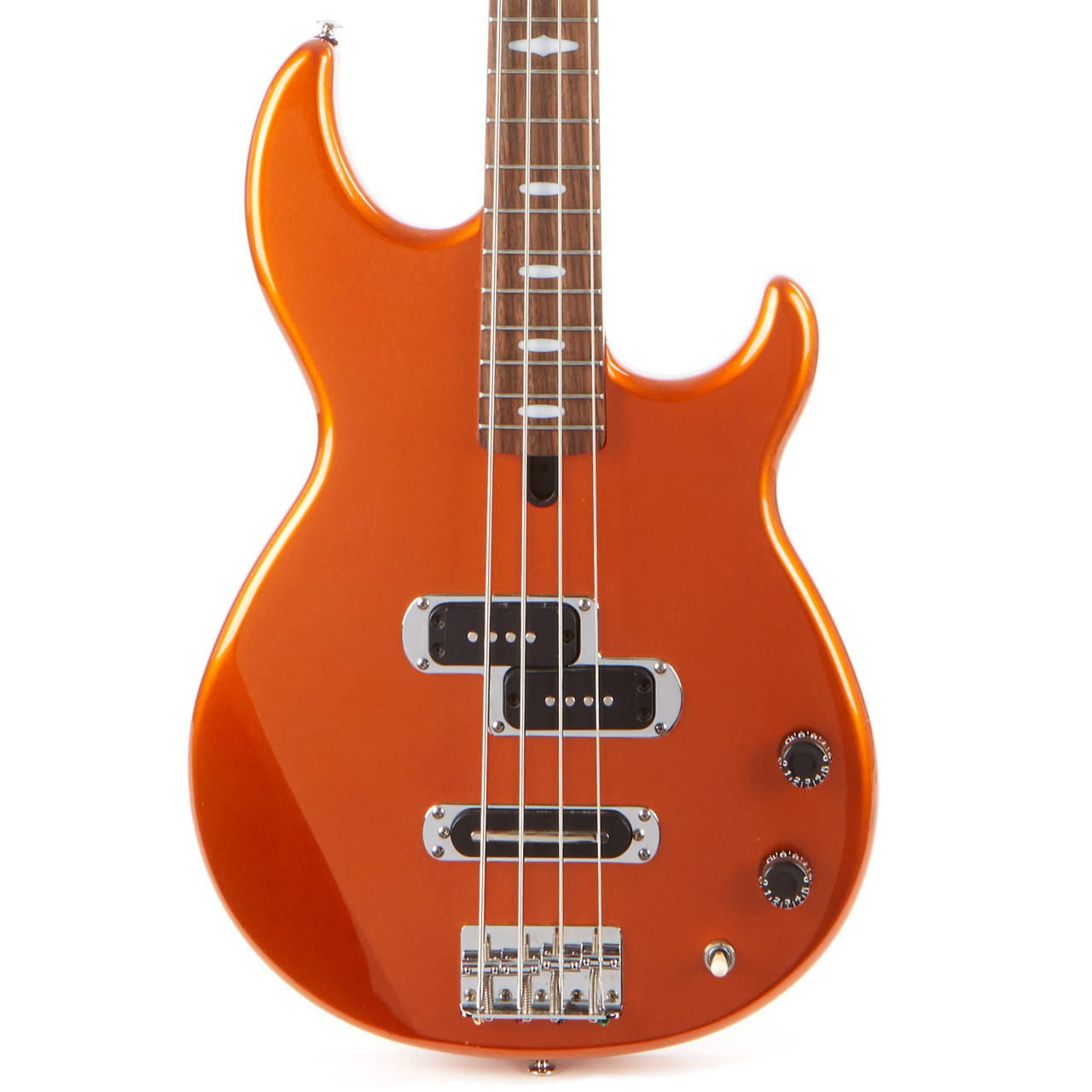 Used Yamaha BB414 Bass Metallic Orange Finish | Cream City Music