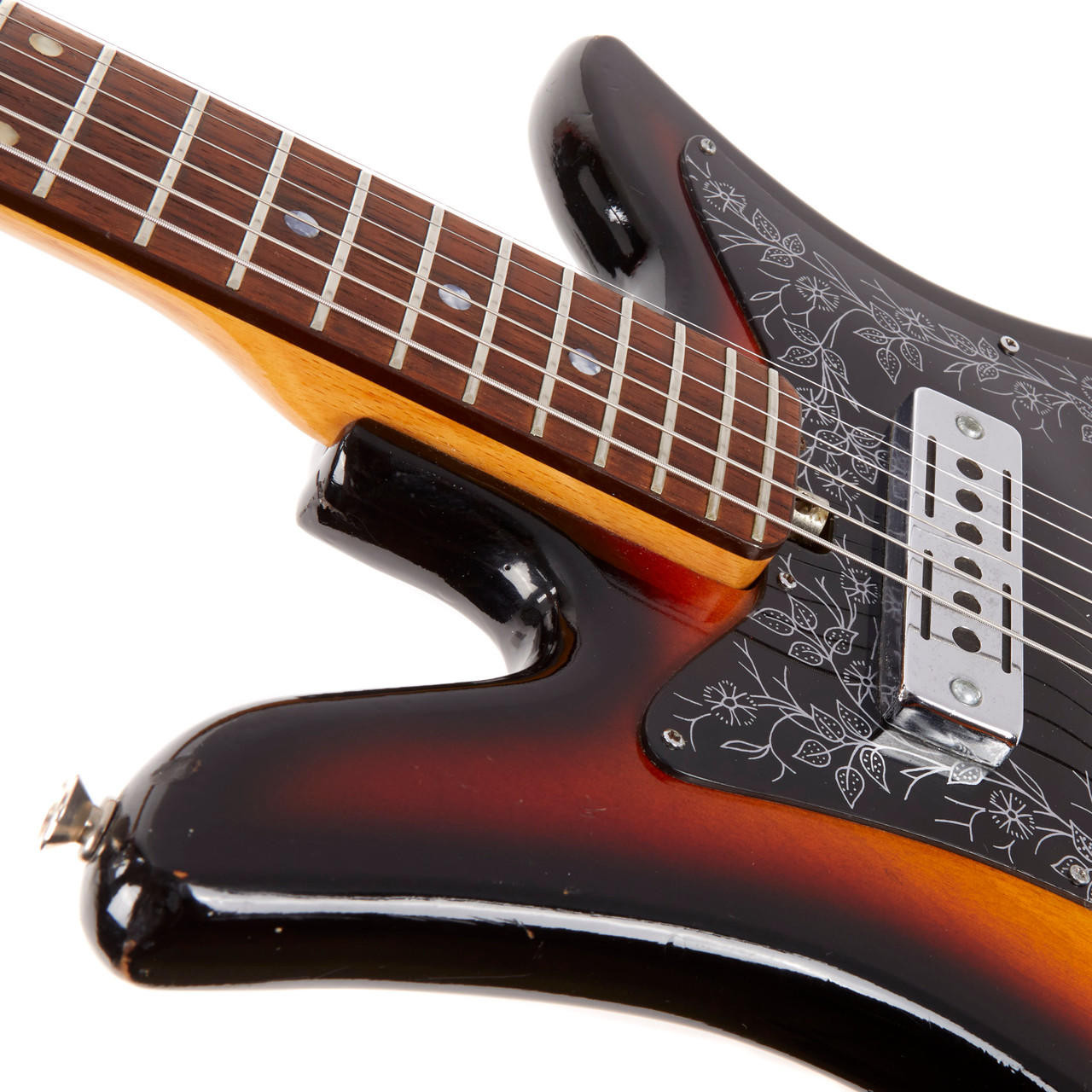 Vintage Teisco Del Rey Electric Guitar Sunburst | Cream City Music