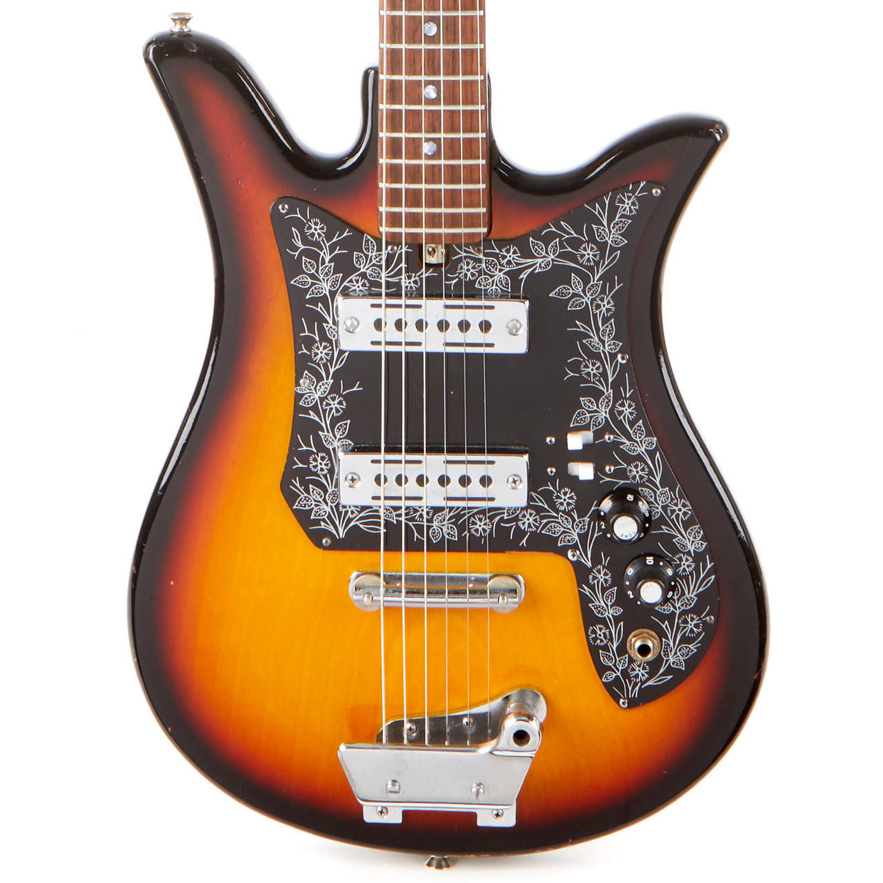 Vintage Teisco Del Rey Electric Guitar Sunburst | Cream City Music