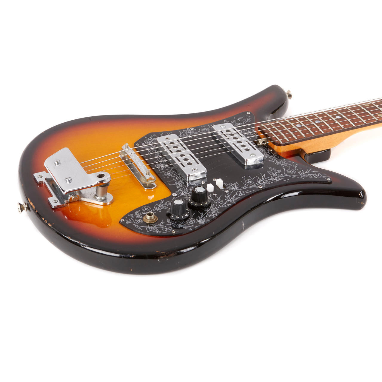 Vintage Teisco Del Rey Electric Guitar Sunburst | Cream City Music