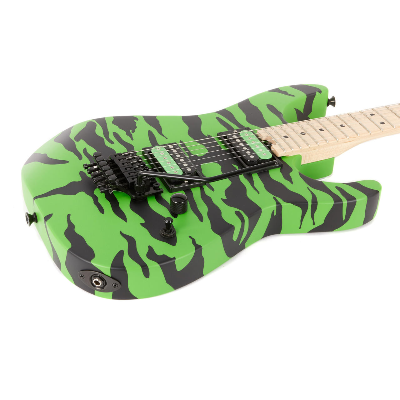 Used Charvel Satchel Signature Pro Mod DK Green Slime Bengal 2018