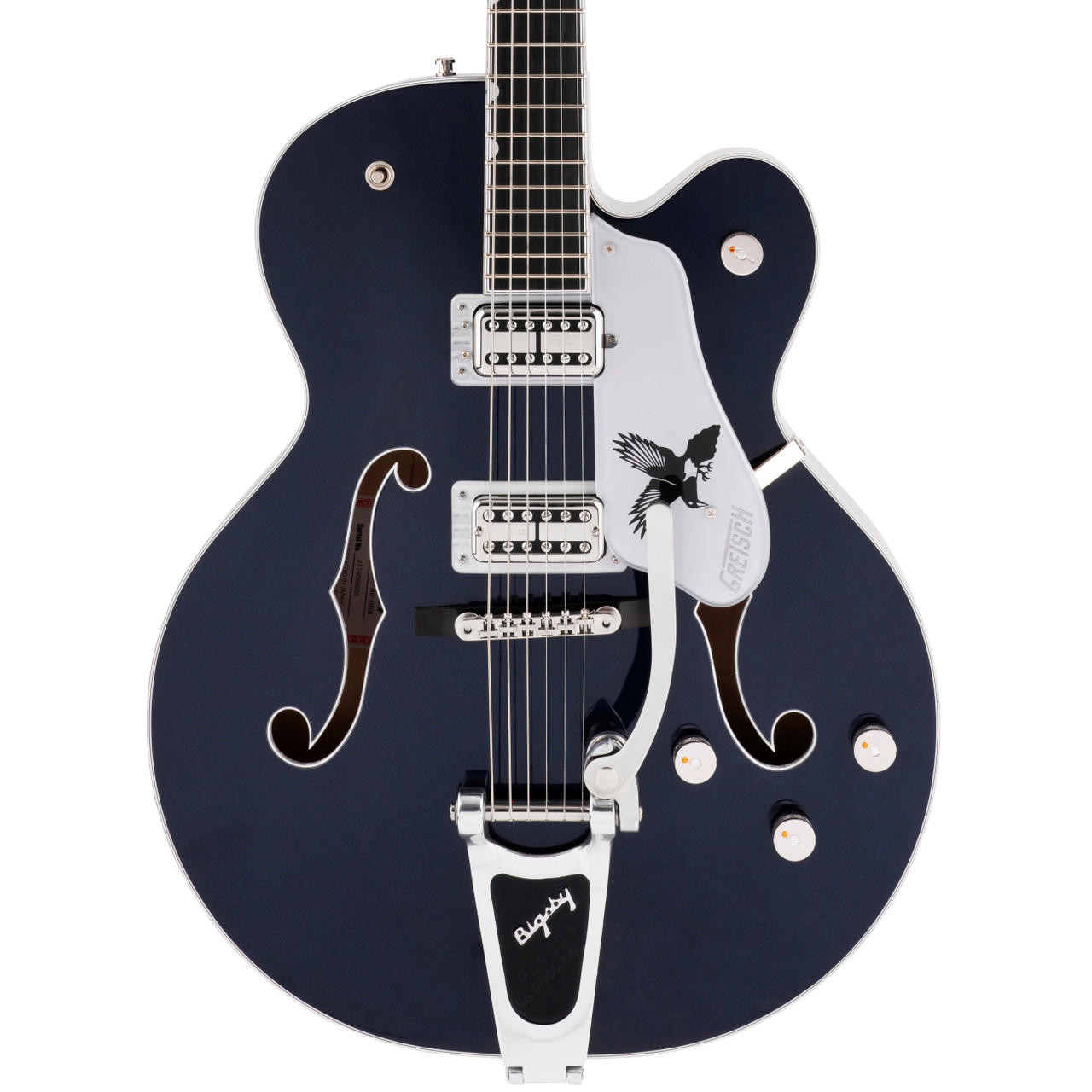 Gretsch G6136T-RR Rich Robinson Falcon Ebony - Raven's Breast Blue