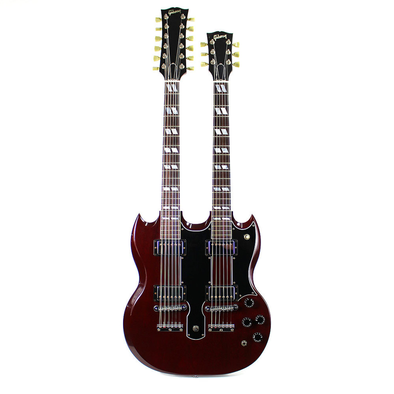 1991 Gibson EDS-1275 Double Neck Electric Guitar Cherry