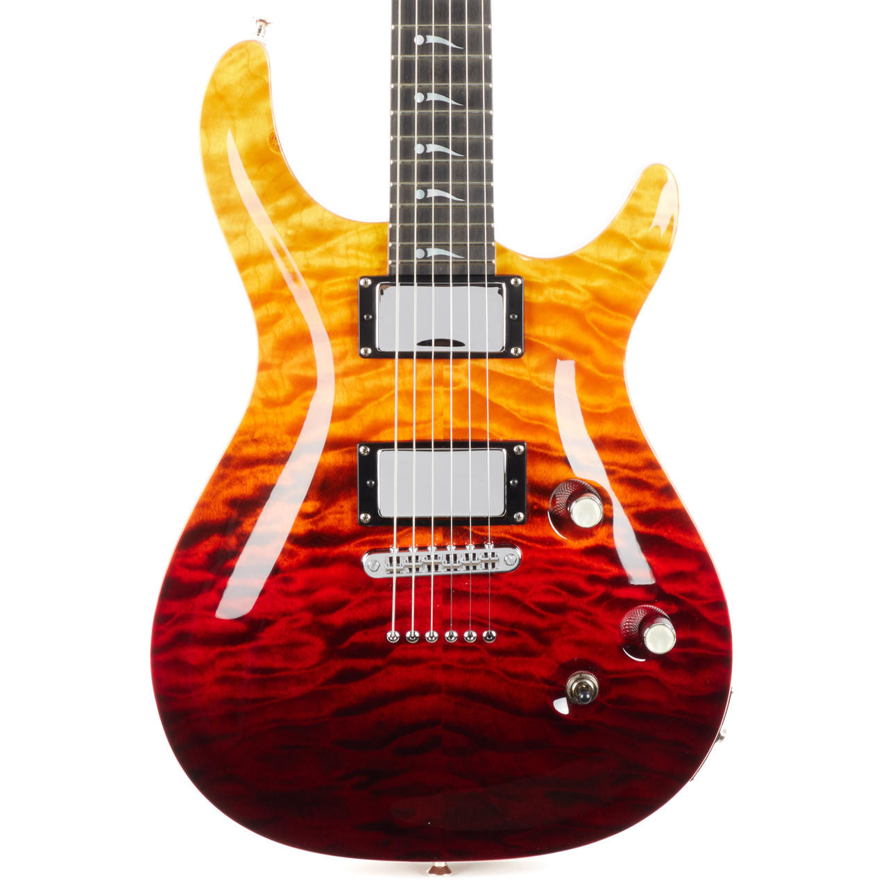 Used Kiesel Custom Shop CT624M Quilt Top 5 Color Fade 2016 | Cream City ...
