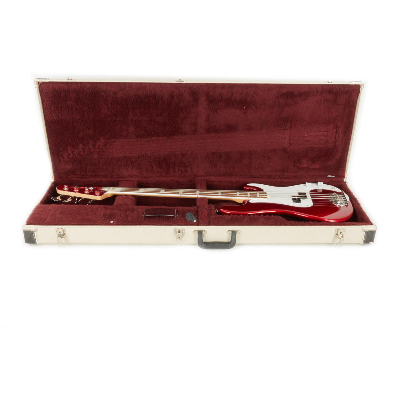 Used Lakland Donald Duck Dunn USA Bass Candy Apple Red 2009
