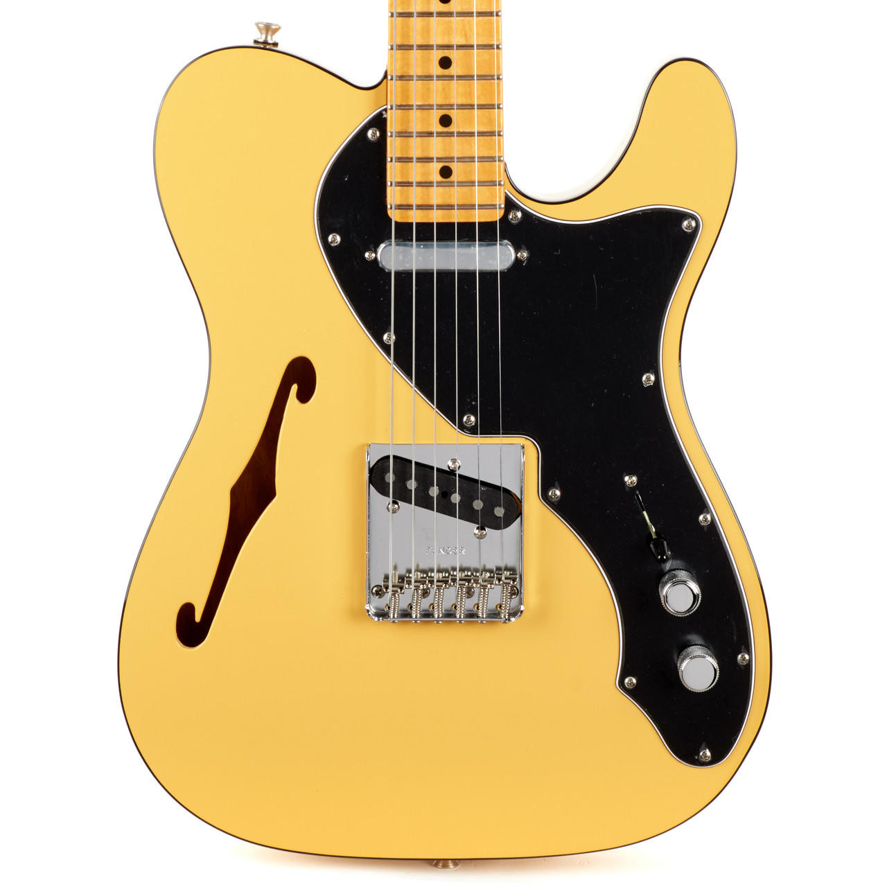 Used Fender Britt Daniel Telecaster Thinline Amarillo Gold 2019