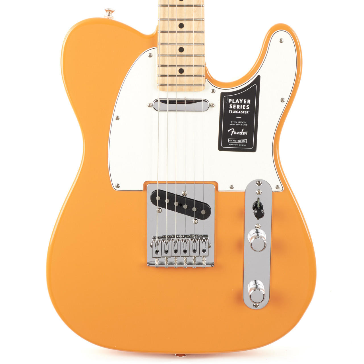Fender Player Series Telecaster Maple - Capri Orange | Cream