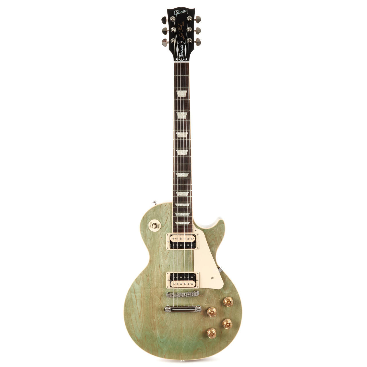 Used Gibson Les Paul Classic Sea Foam Green 2017 | Cream City Music