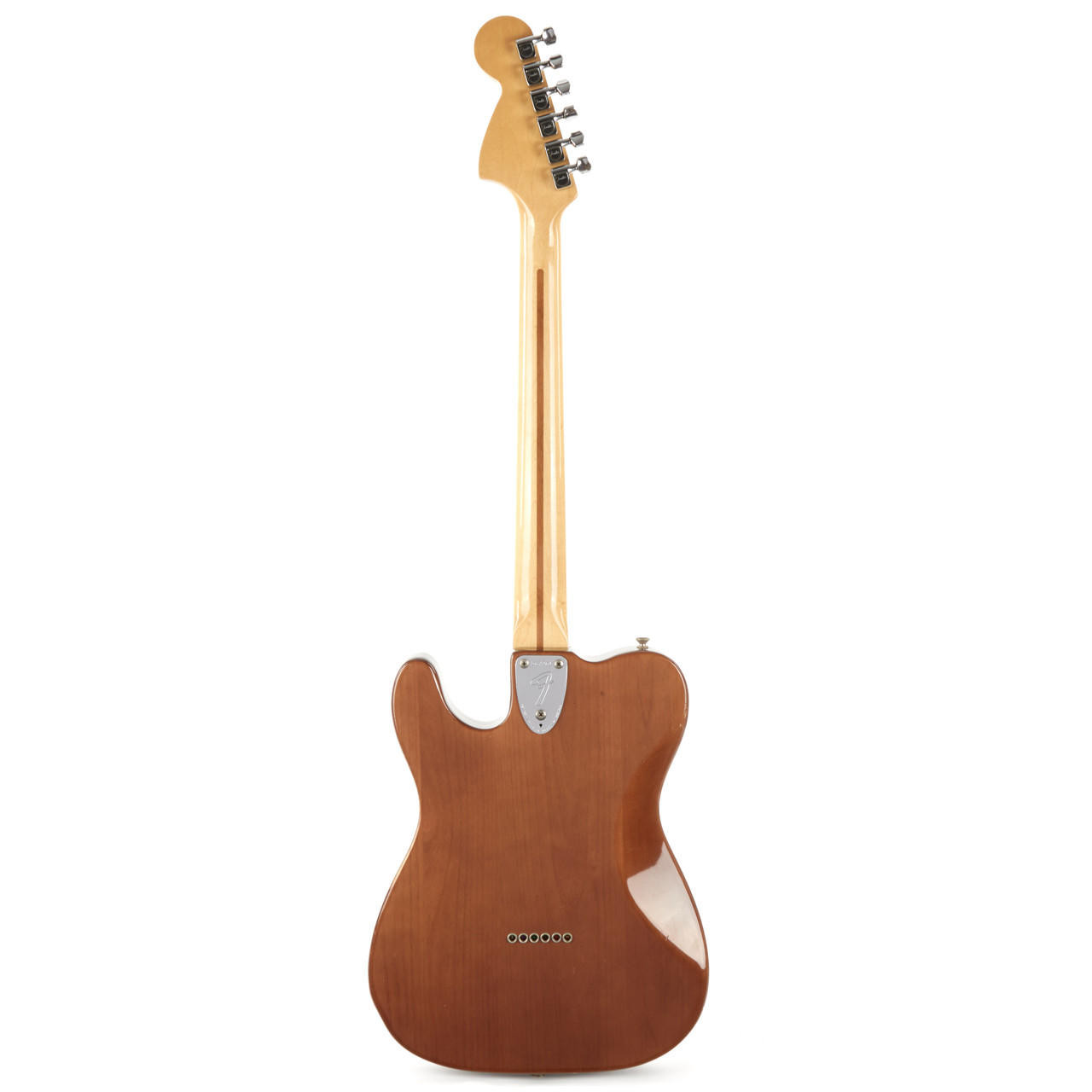 Fender Telecaster セミホロウボディ ブラウン　メキシコ Vintage Fender Telecaster Deluxe Walnut Mocha 1974 | Cream City Music