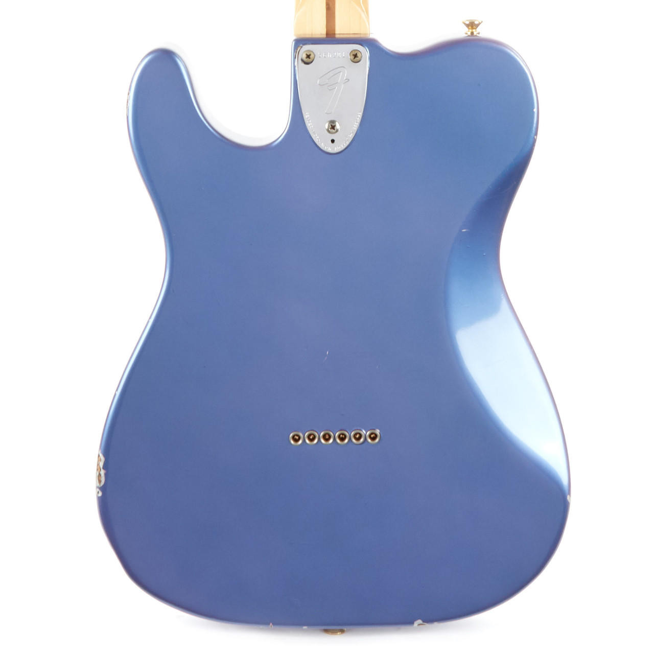 Vintage Fender Telecaster Deluxe Modded Blue Refinish 1974