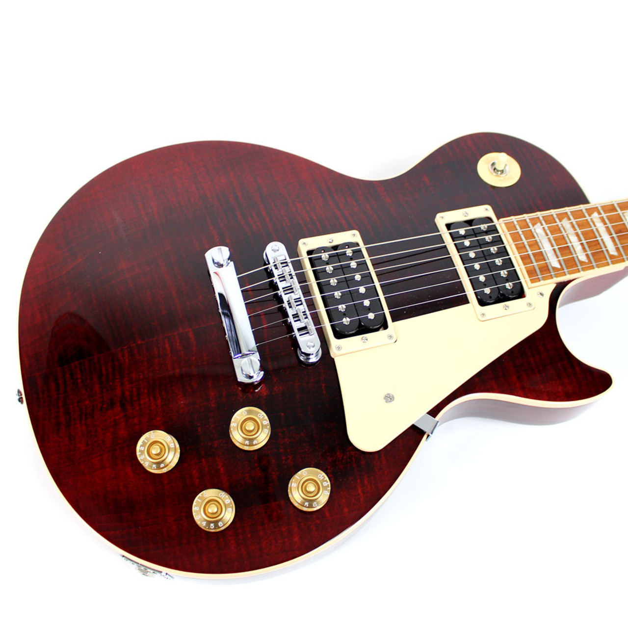 Used Gibson Les Paul Signature T Model T Electric Guitar in Wine Red finish