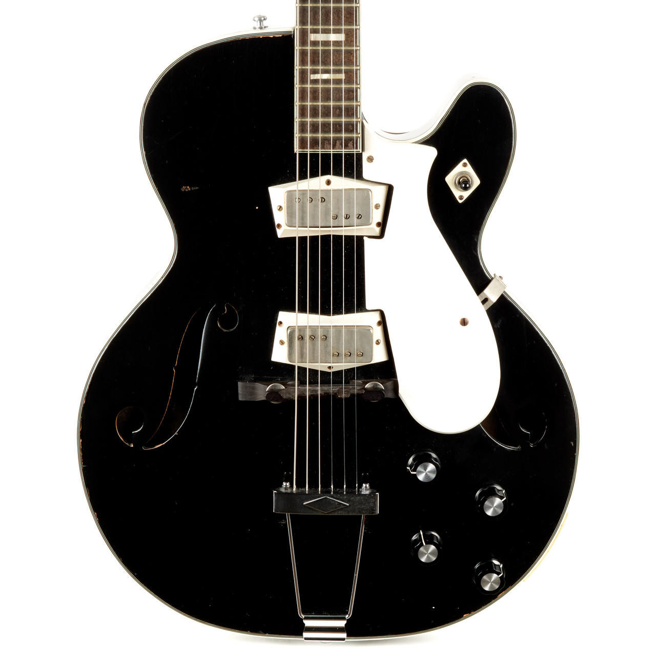Vintage Silvertone 1446 Chris Isaak Black - 1960s | Cream City Music