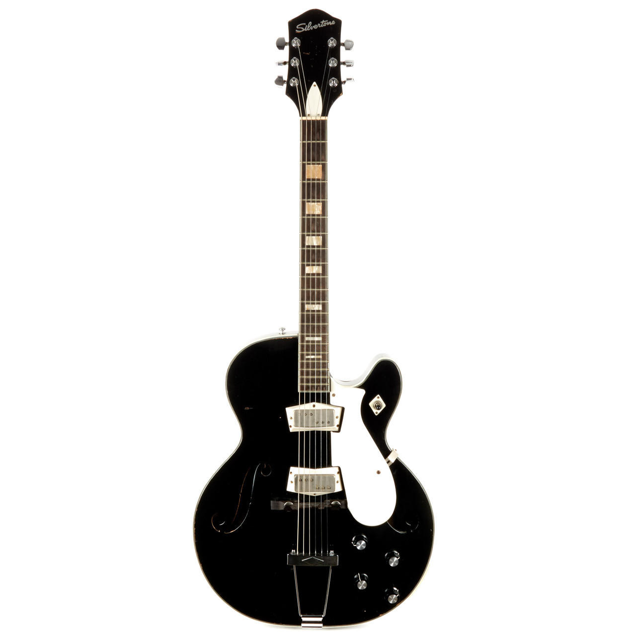 Vintage Silvertone 1446 Chris Isaak Black - 1960s | Cream City Music