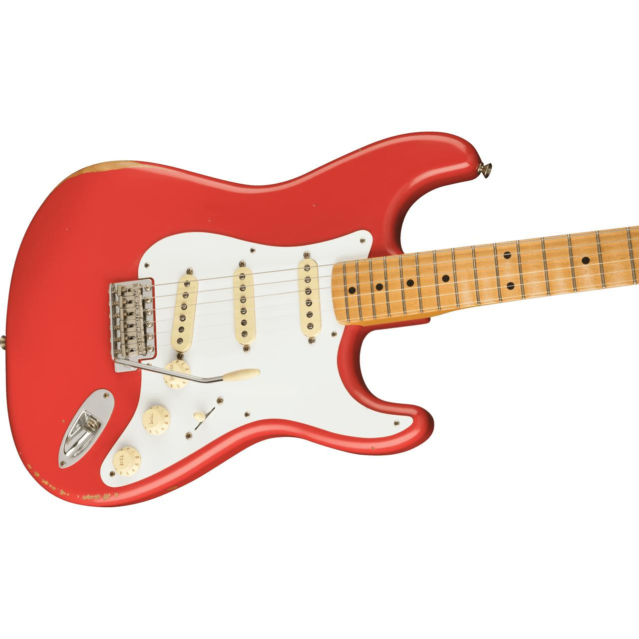 Fender Vintera Road Worn '50s Stratocaster Maple - Fiesta Red