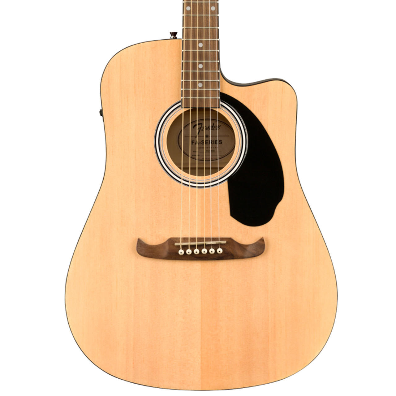 Fender FA-125CE Dreadnought Walnut Fingerboard - Natural | Cream