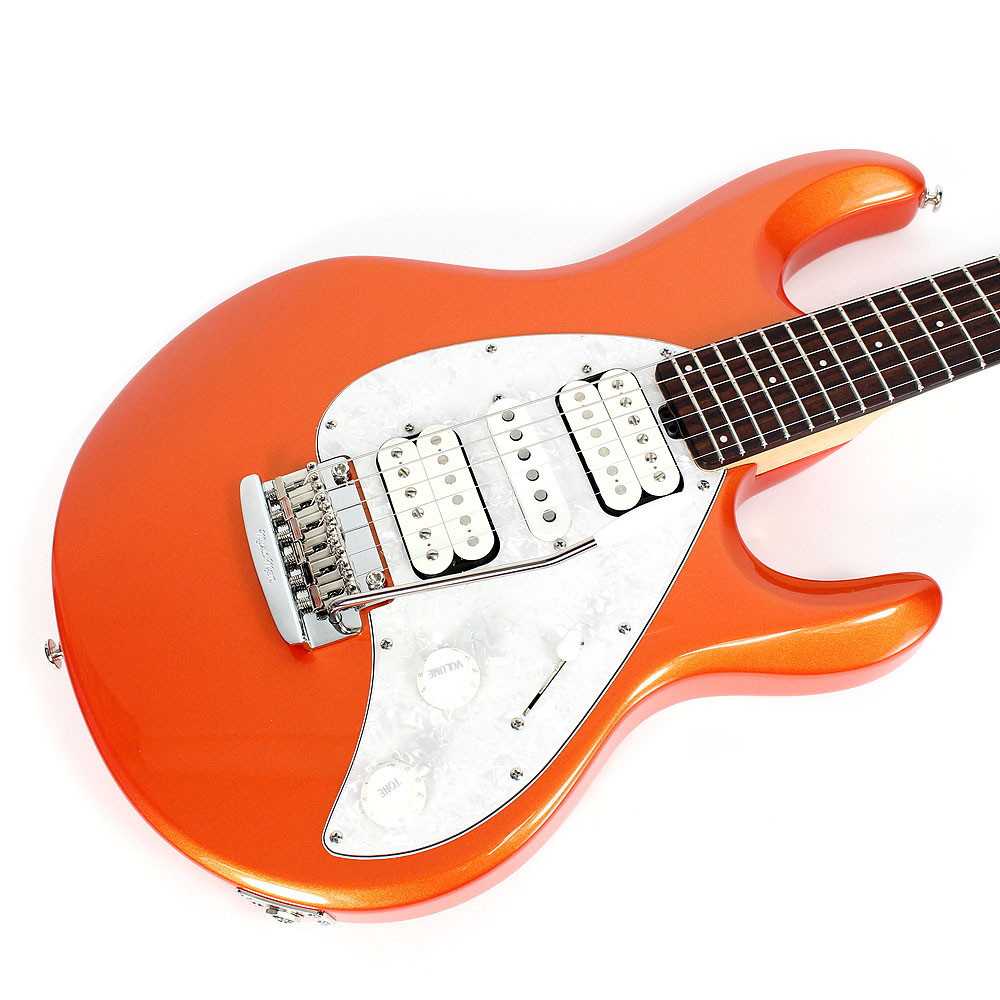 Music Man Silhouette HSH Tremolo Tangerine with Rosewood Fretboard 
