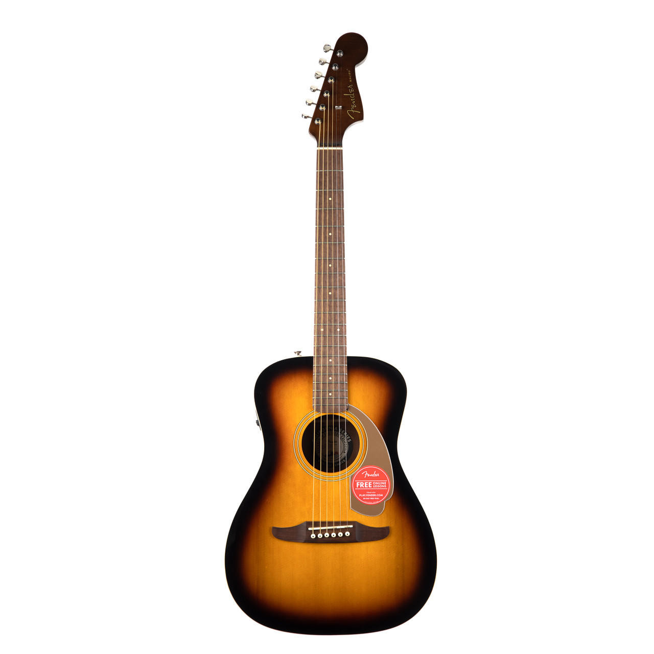 Fender Malibu Player Walnut Acoustic Electric - Sunburst | Cream