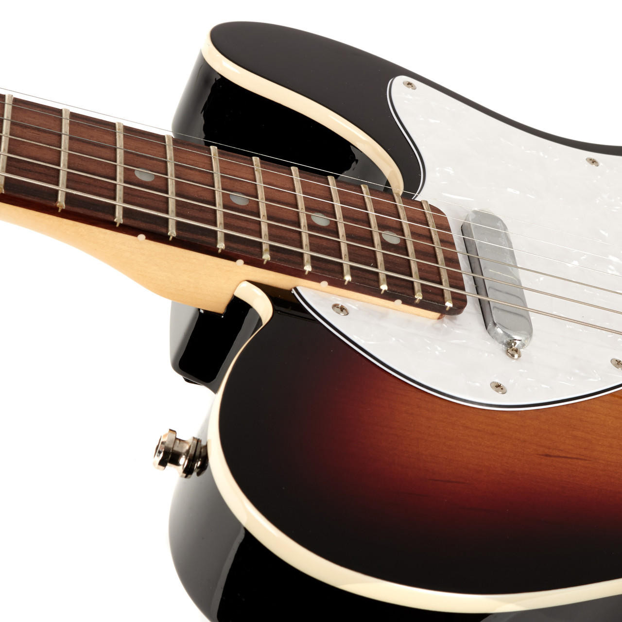 Used Fender Deluxe Telecaster Thinline Sunburst 2016 | Cream