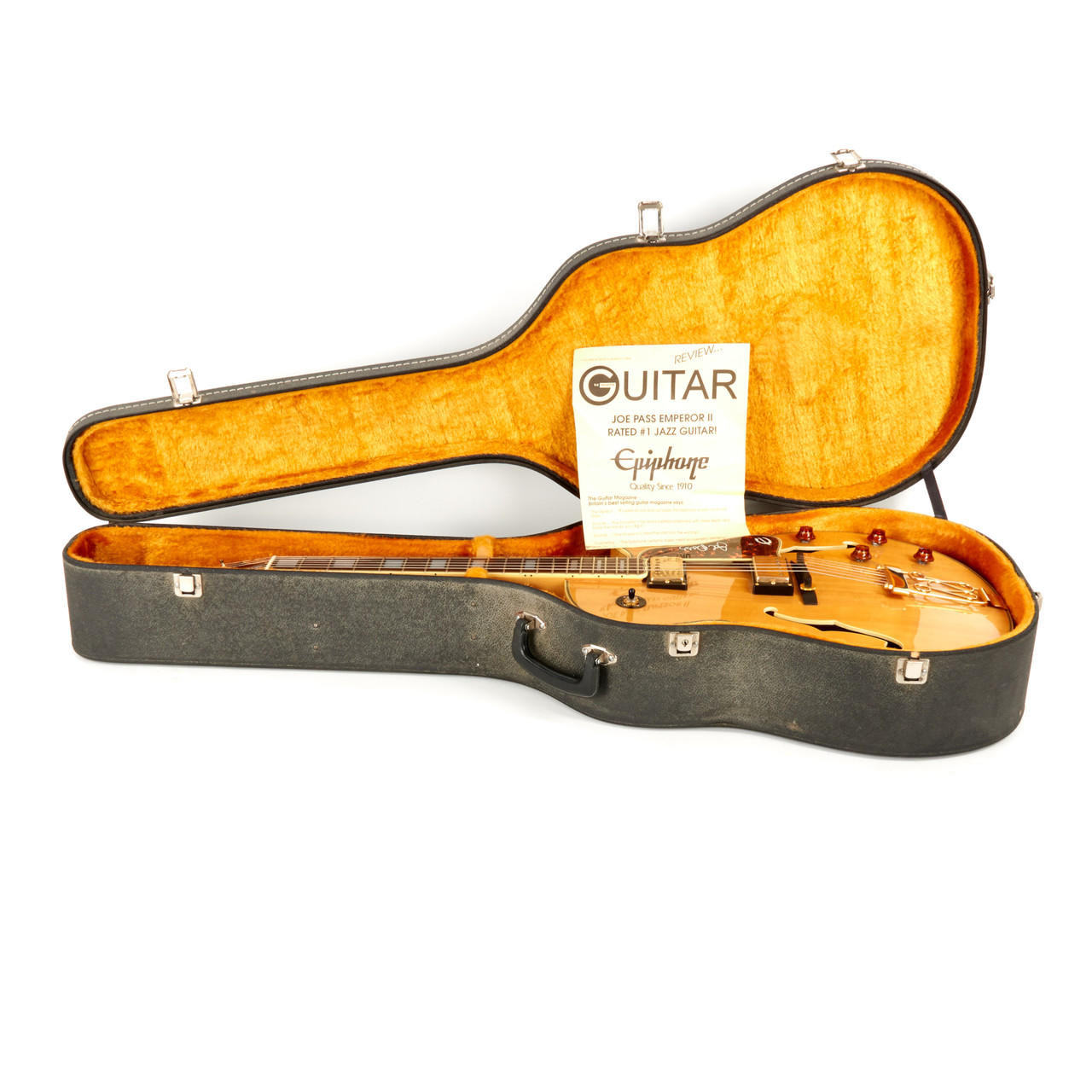 Used Epiphone Joe Pass Emperor II Natural 1992 | Cream City Music