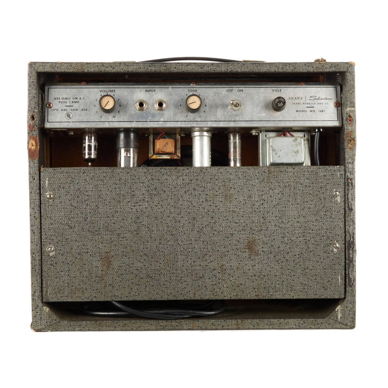 Vintage Silvertone 1481 5W 1x8 Tube Combo Amp - 1965 | Cream City 