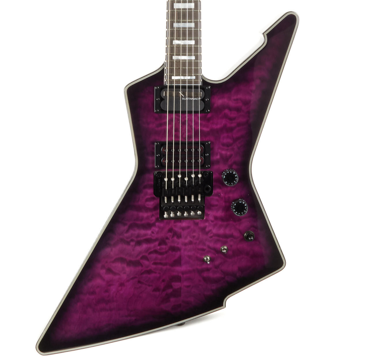 Used Schecter E1-FR S Special Edition Trans Purple Burst 2019