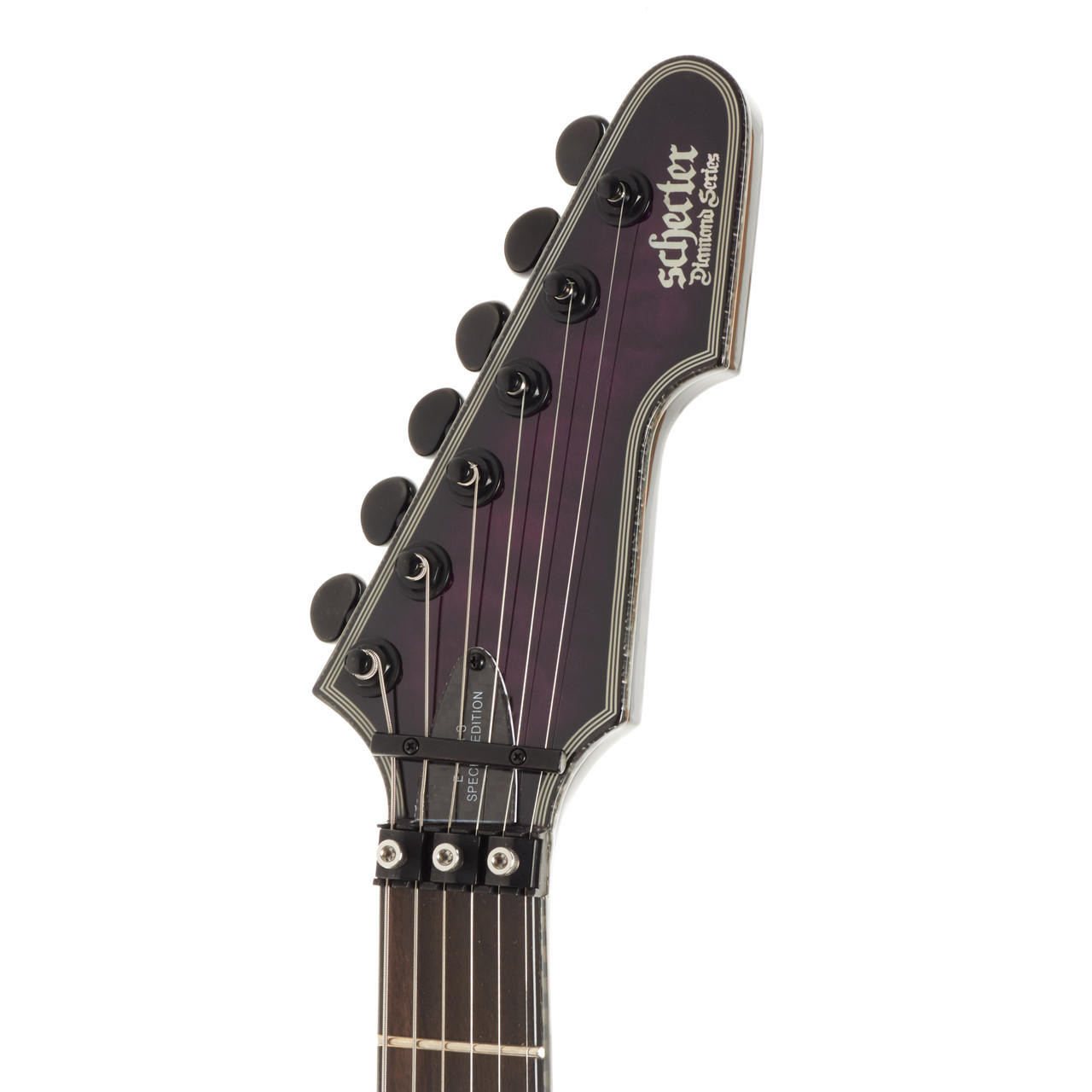 Used Schecter E1-FR S Special Edition Trans Purple Burst 2019
