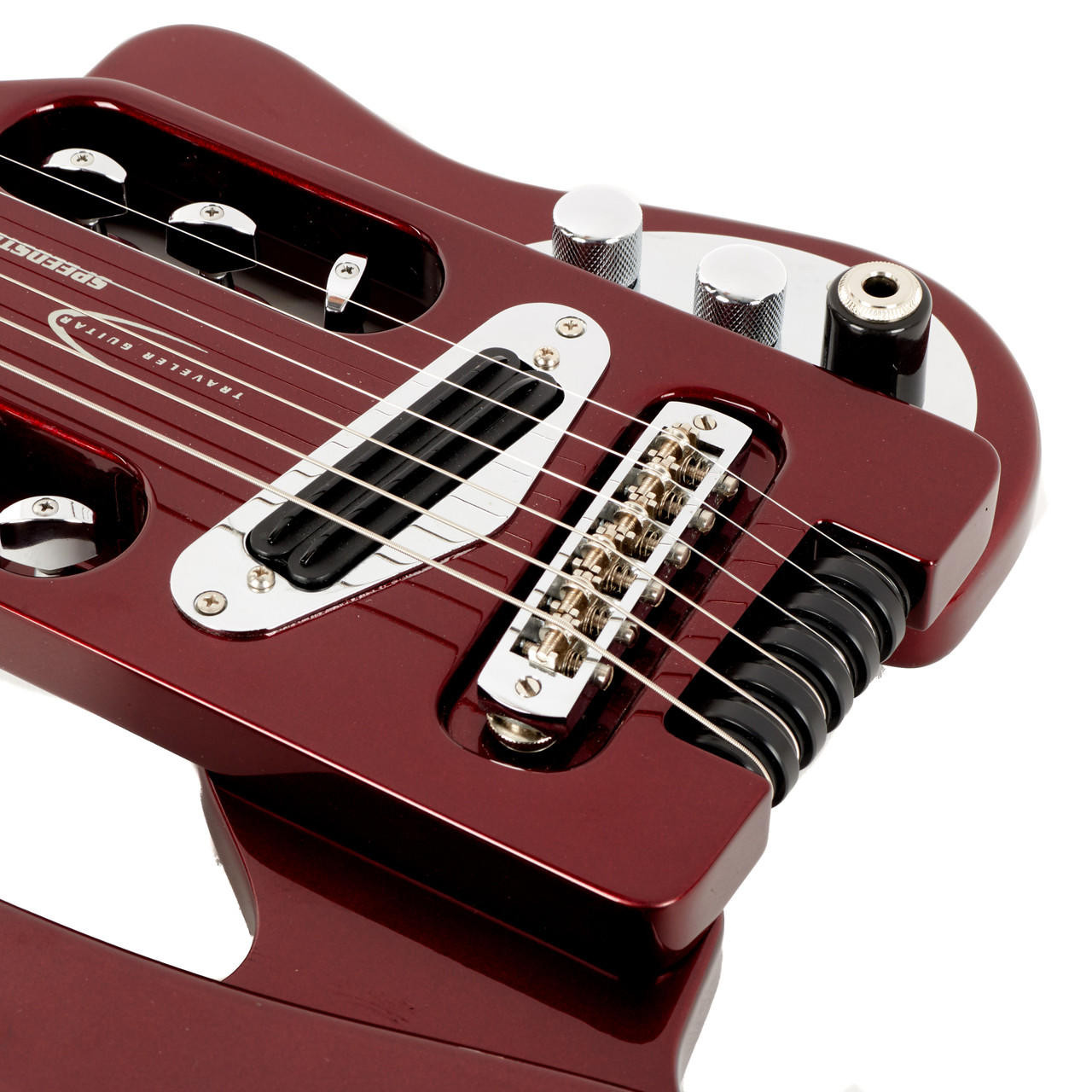 Used The Traveler Speedster Travel Electric Guitar Wine Red