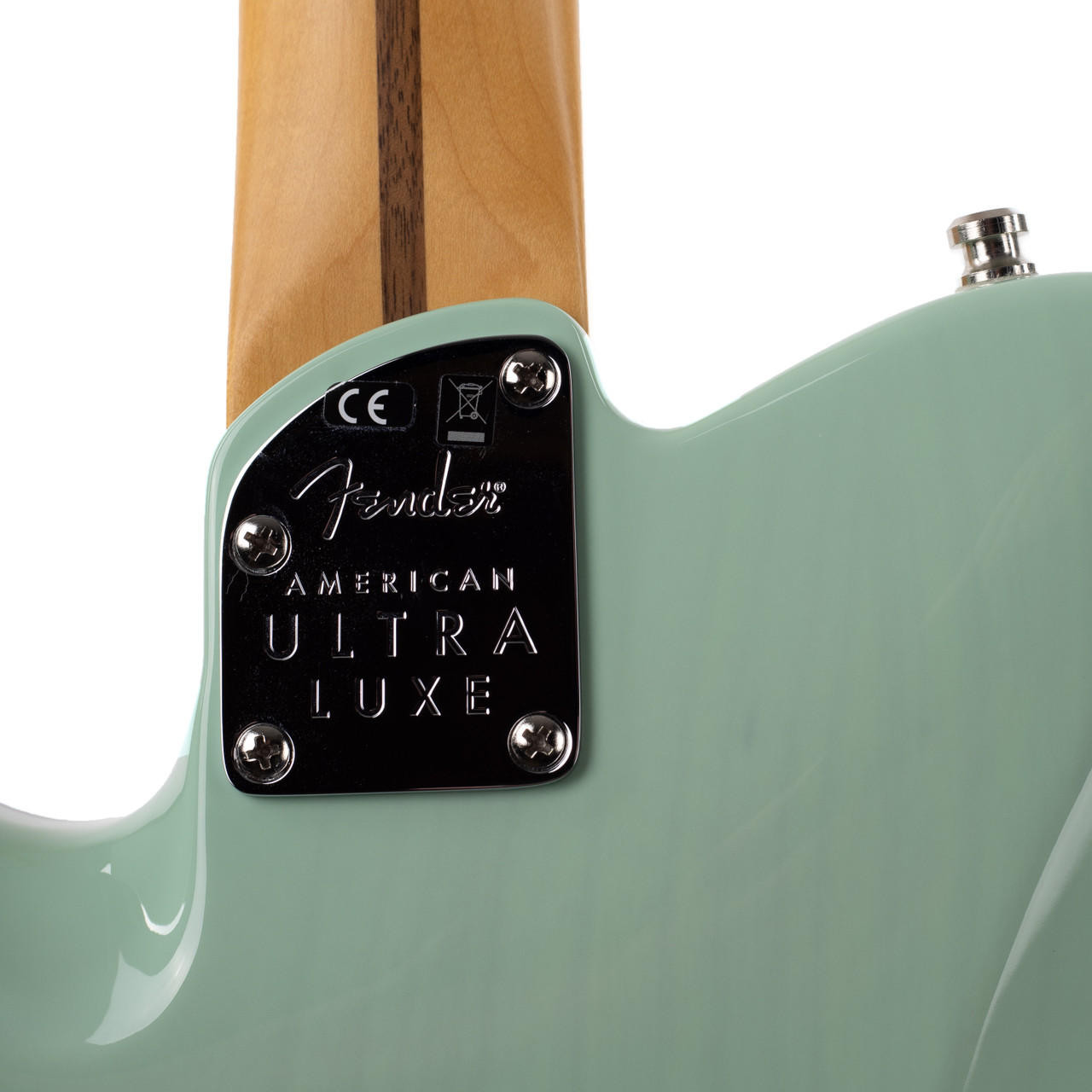 Fender American Ultra Luxe Telecaster Rosewood Transparent Surf Green