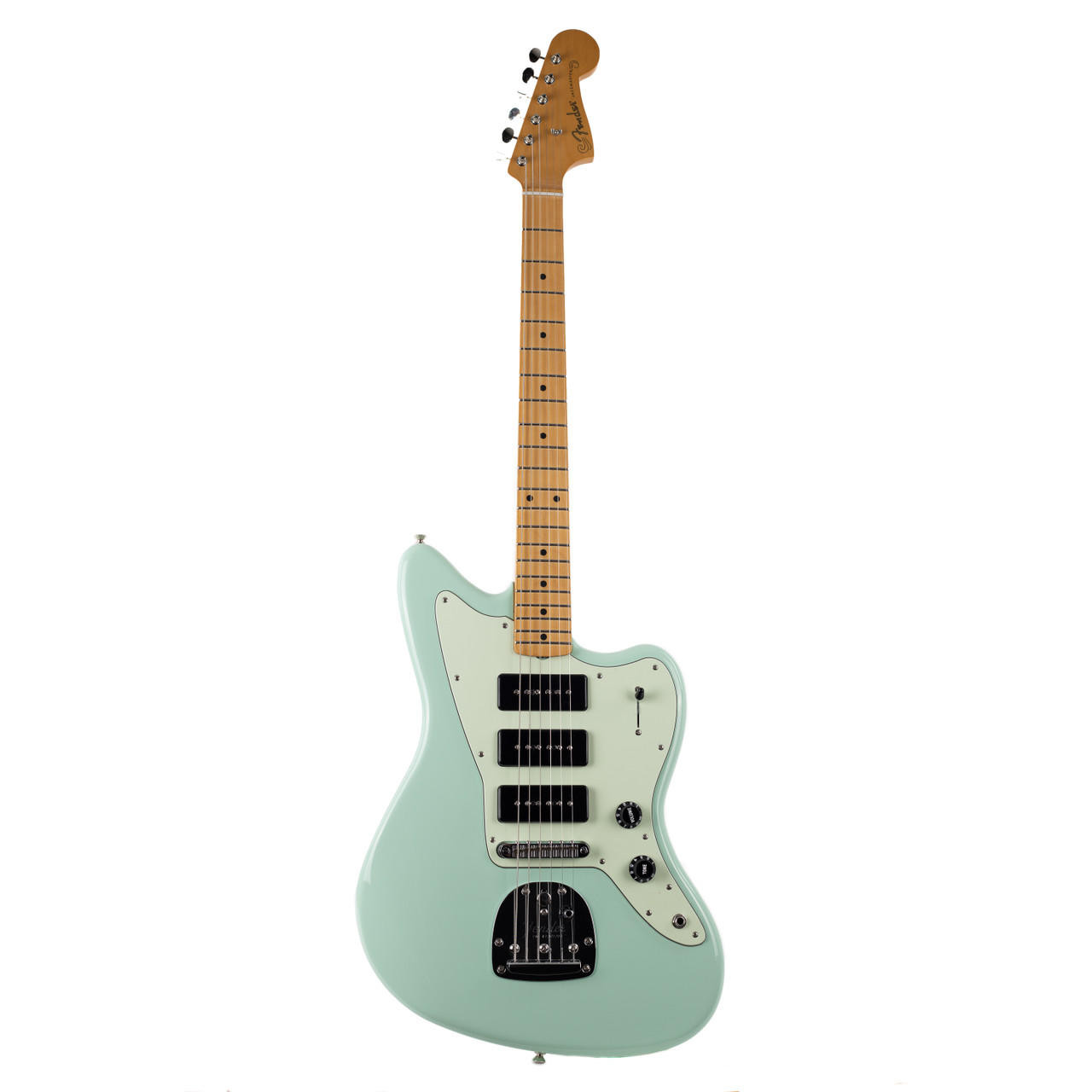 Fender Noventa Jazzmaster Maple Surf Green | Cream City Music