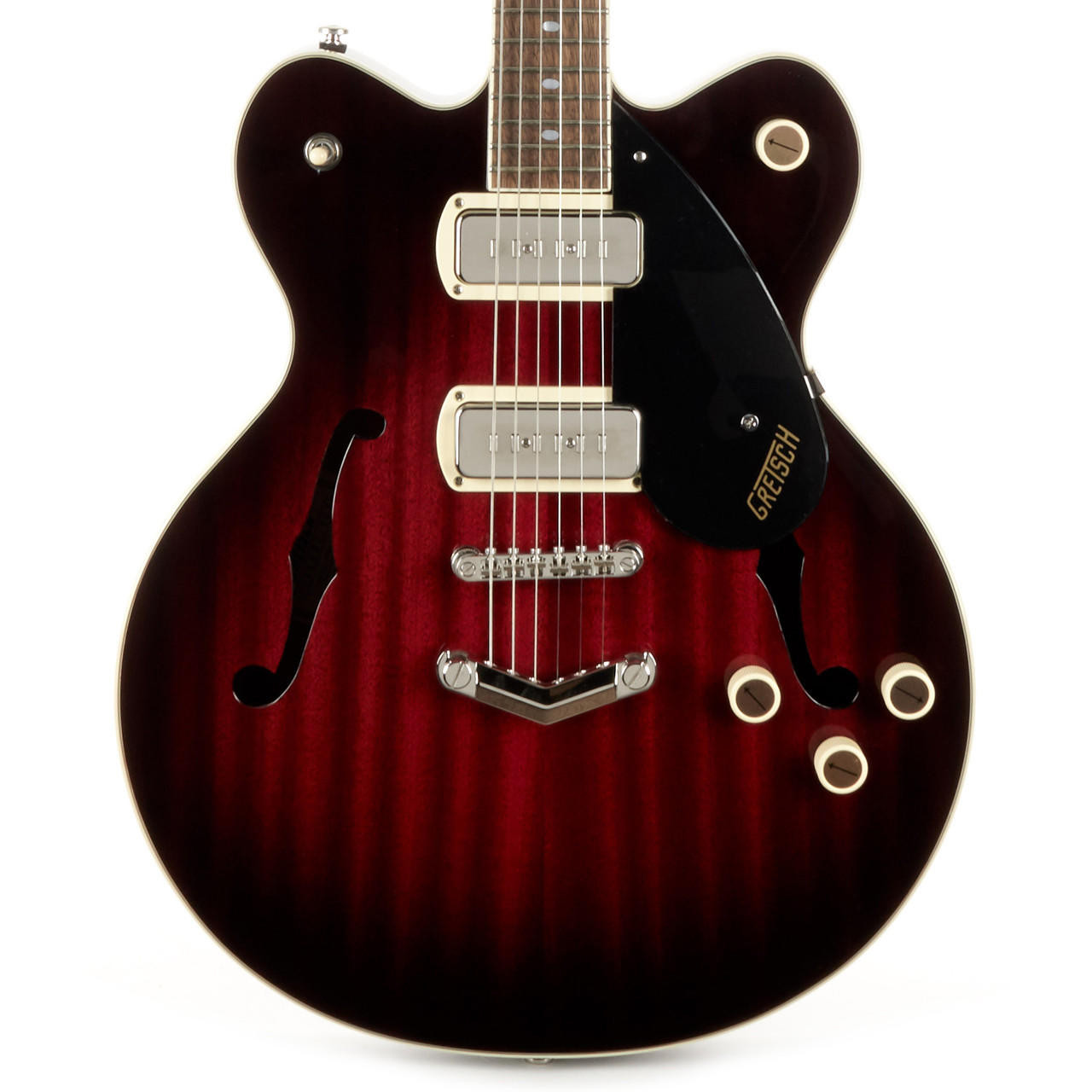 Gretsch G2622-P90 Streamliner Center Block Double-Cut - Claret Burst