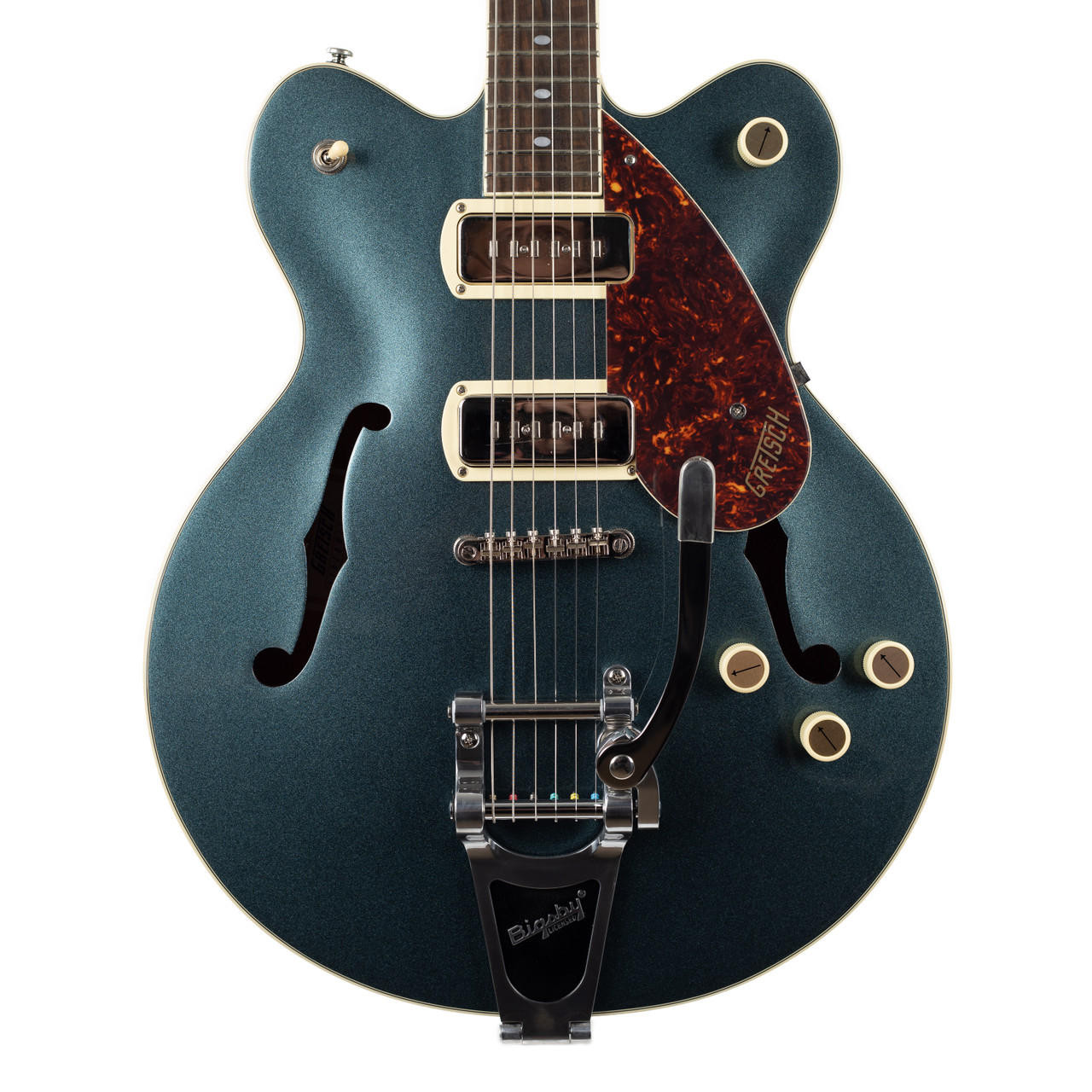 Gretsch G2622T-P90 Center Block Double-Cut with Bigsby - Gunmetal