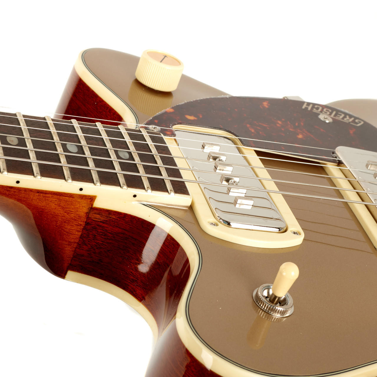 Gretsch G2655T-P90 Streamliner Center Block Jr. - Sahara Metallic