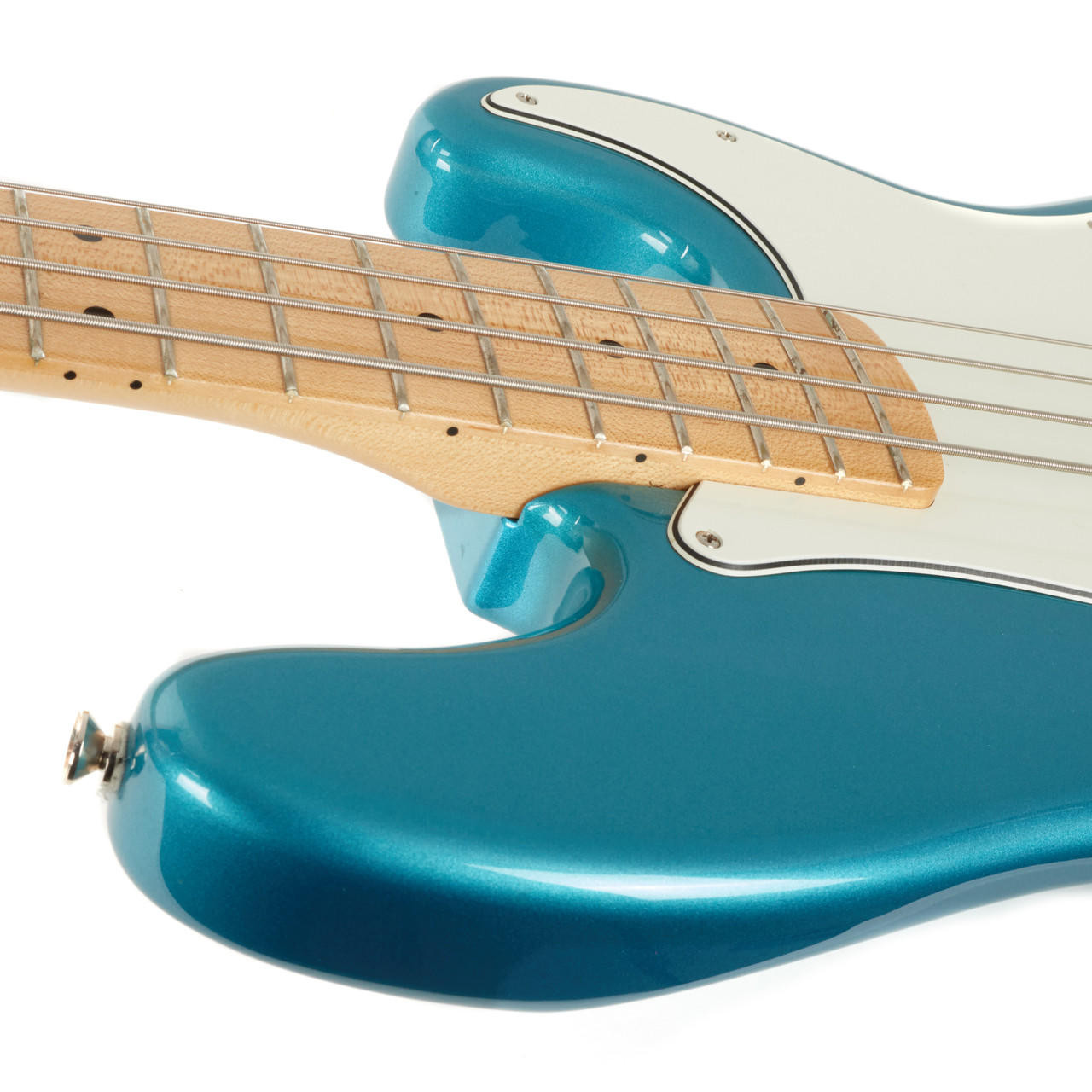 Used Fender Standard Precision Bass MIM Tidepool Blue 2015 | Cream