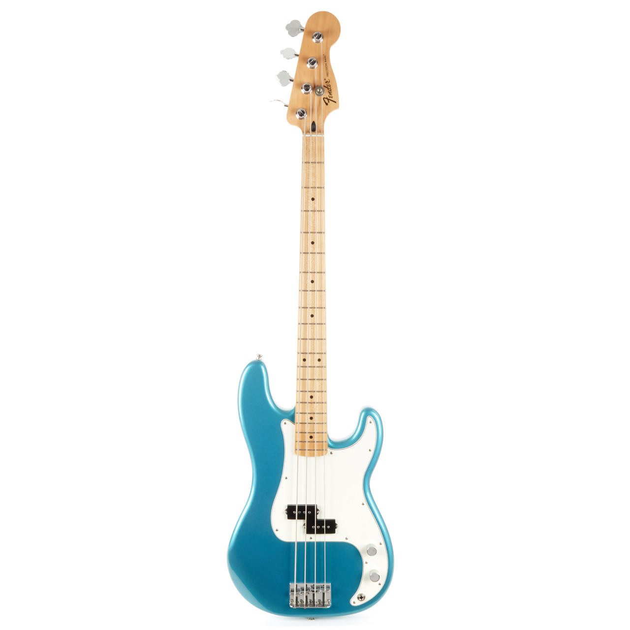 Used Fender Standard Precision Bass MIM Tidepool Blue 2015 | Cream