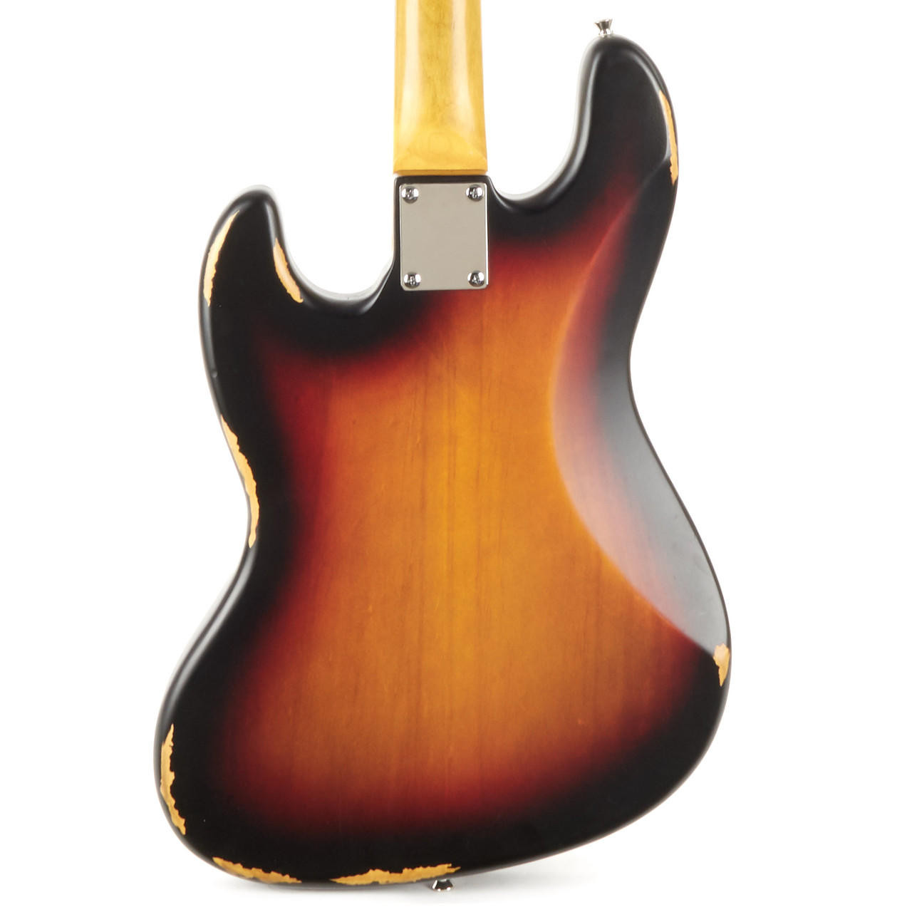 Used Vintage Icon Series VJ74 Fretless J-Bass Style Sunburst