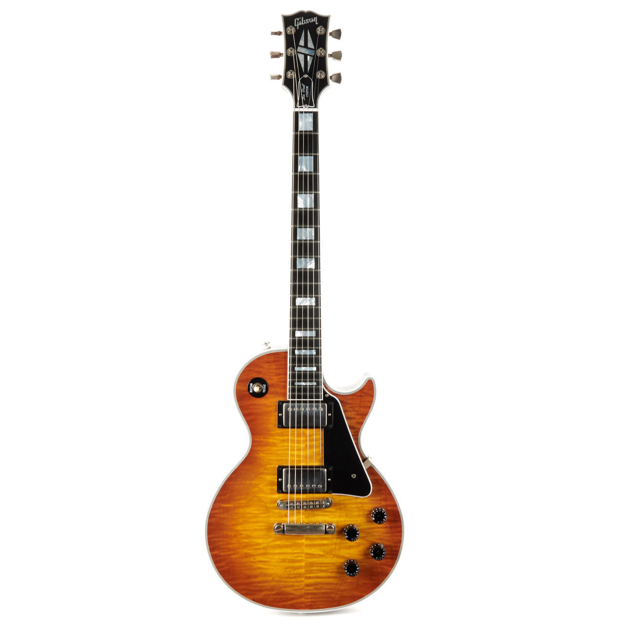 ギター Gibson Les Paul custom shop Gibson Custom Shop Made 2 Measure Les Paul Custom Figured Orange