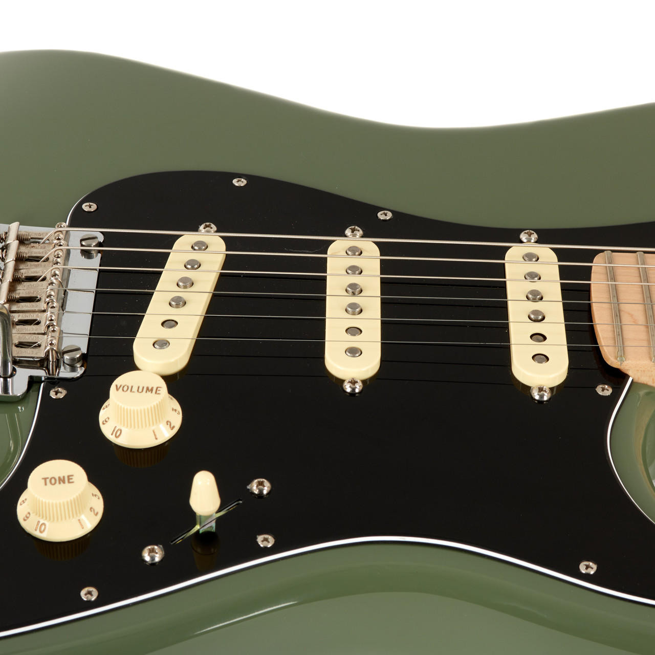 Used Fender American Professional Stratocaster Antique Olive 2019