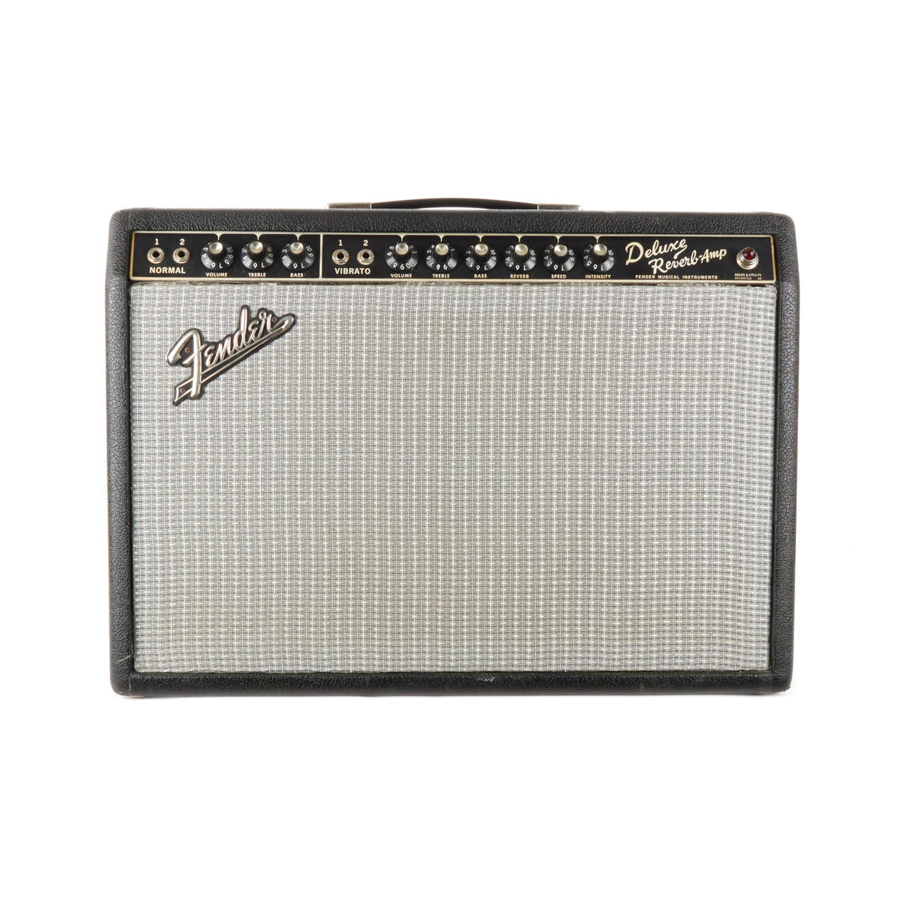 Vintage Fender Deluxe Reverb 20W 1x12 Tube Combo Amp