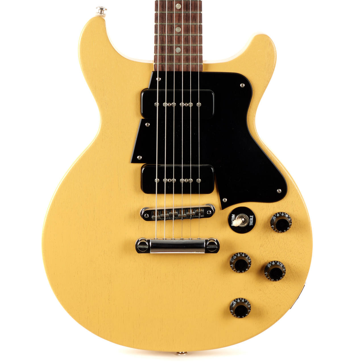 Used Gibson Les Paul Special DC Faded Worn Satin TV Yellow 2008 | Cream  City Music