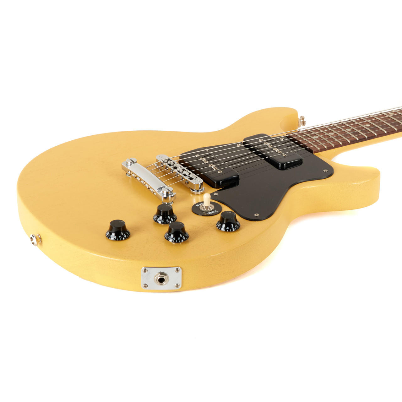 Used Gibson Les Paul Special DC Faded Worn Satin TV Yellow 2008 | Cream  City Music