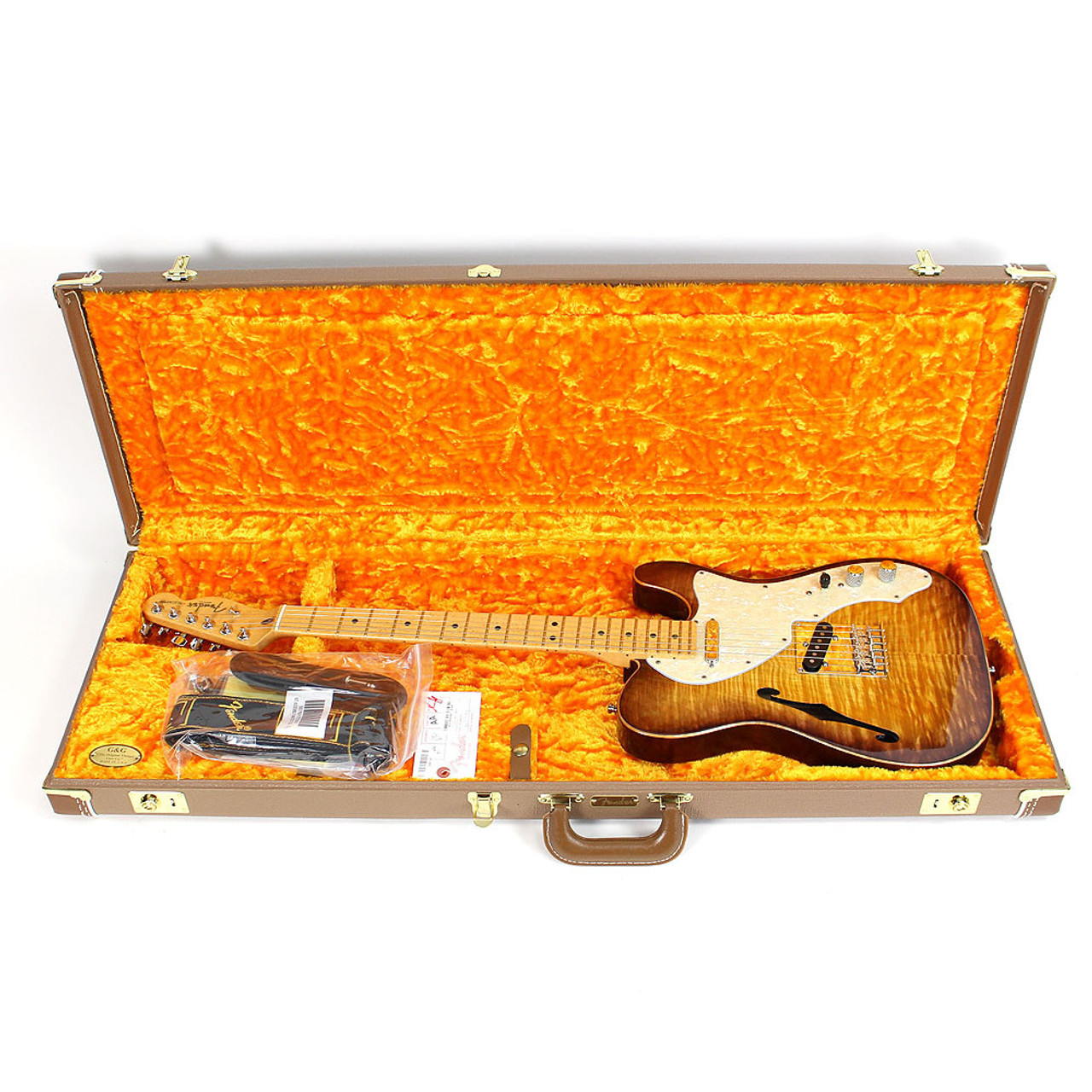 2013 Fender Select Thinline Telecaster Sunburst Finish